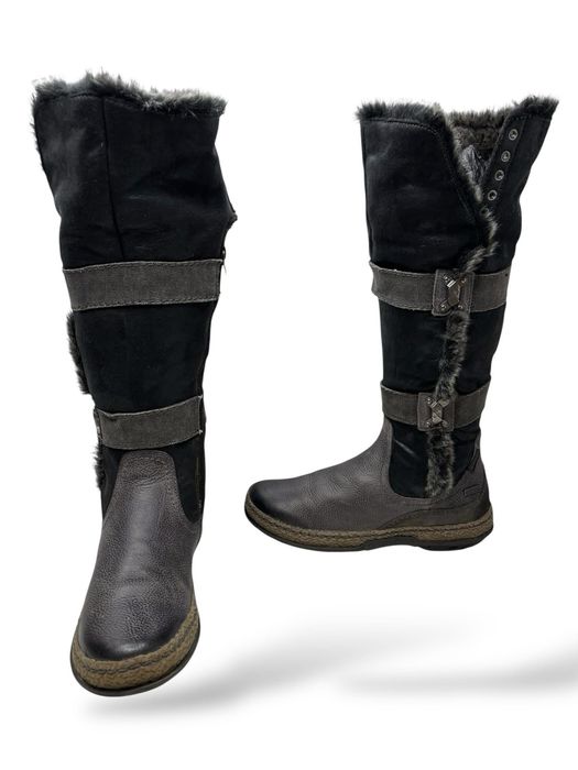 Kozaki skorzane bardzo ocieplane Tamaris rozmiar 38