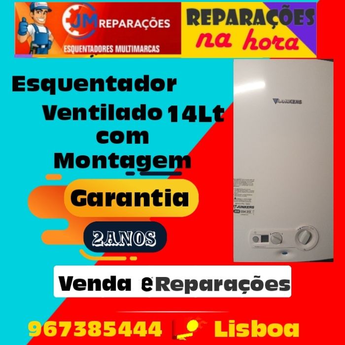 Esquentador ventilado  junker 14Lt