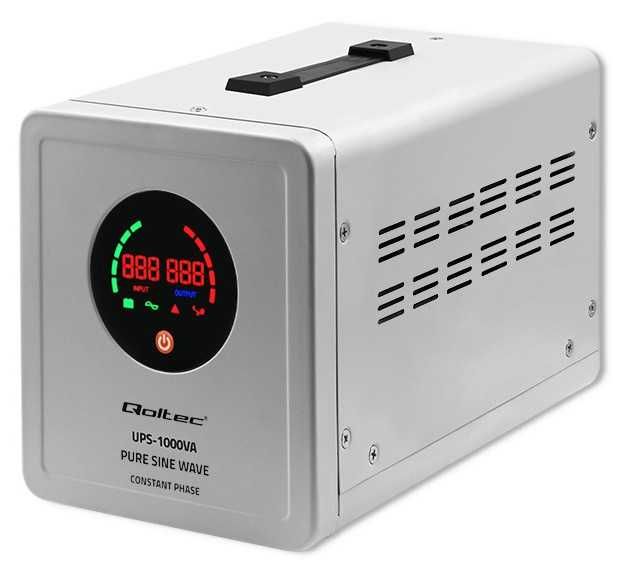 ИБП ДБЖ UPS Qoltek чистий сінус 1000ва 700вт для котла в наявності