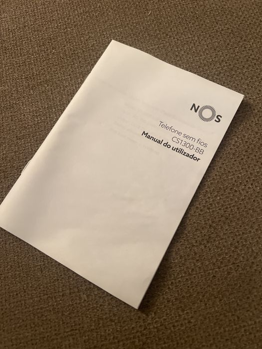 Telefone fixo sem fios NOS CS1300 | Preto | Novo na Caixa nunca Usado