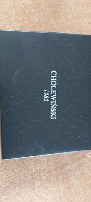 Portfel męski Cholewiński 1982 czarna skóra