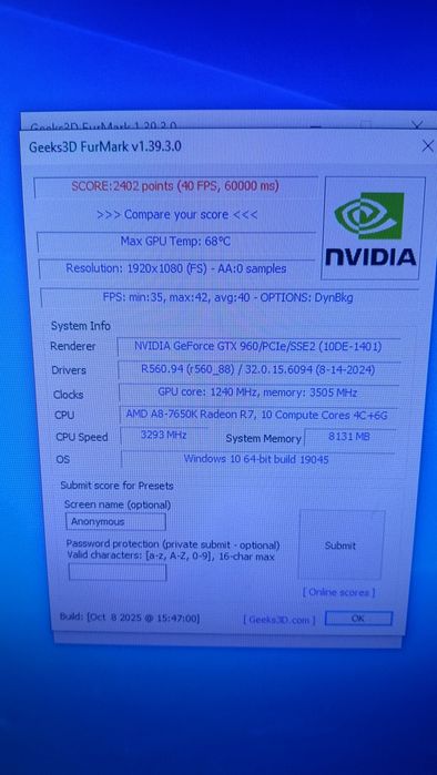 Настільний ПК. Середній геймінг. Робоча станція