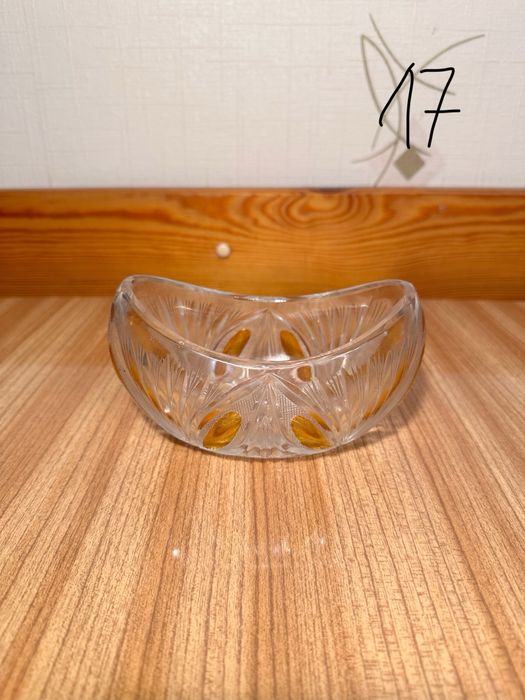 Wazon kryształowy łódka