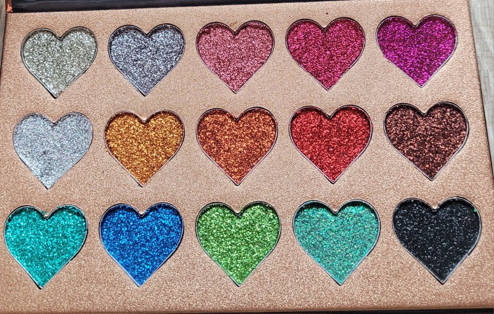 Paleta cieni Beauty Glazed Pressed Glitter - NOWA