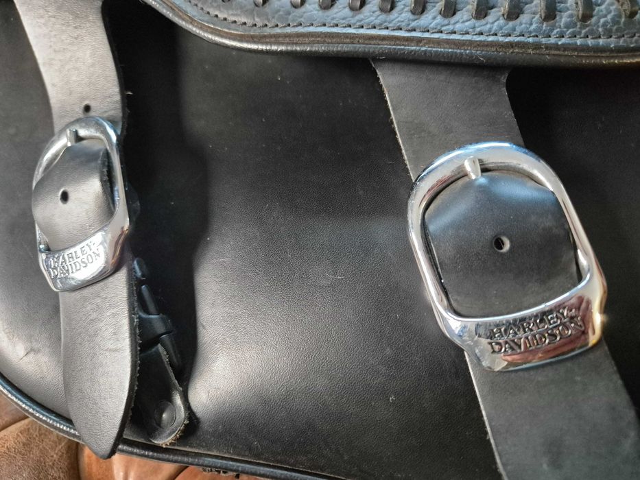 Malas em pele Harley Davidaon Softail com chave