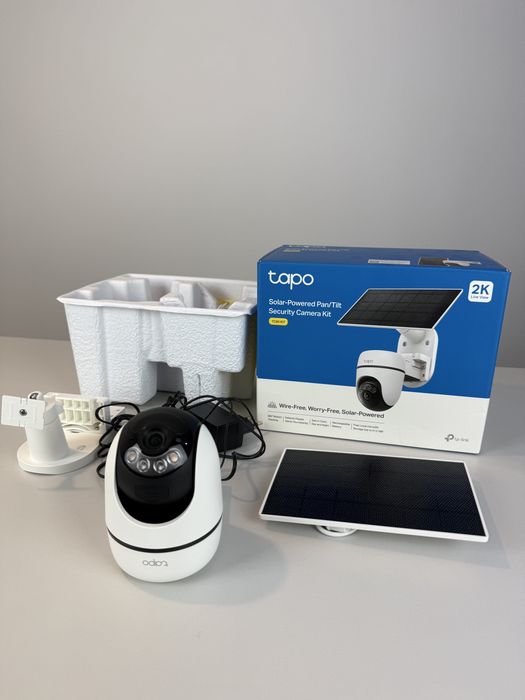 Câmara de Vigilância Tapo TC90 — Wi-Fi 2K Pan/Tilt (Como Nova)