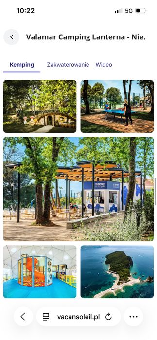 Chorwacja Camping Lanterna