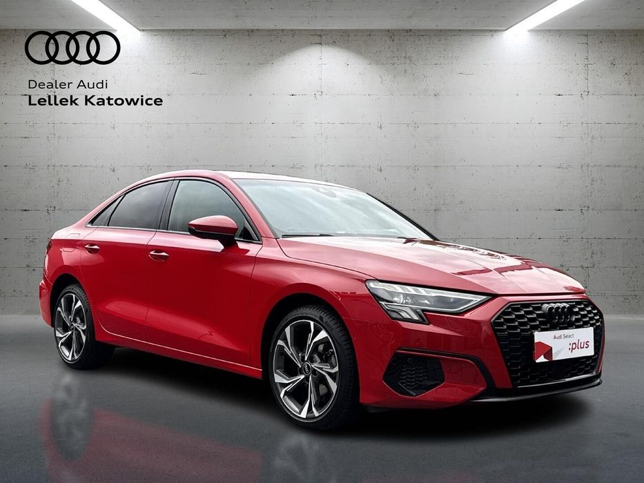 Audi A3 Limousine 1.5 150KM, Advanced, Sedan, Pakiet Czerń, Salon Polska, Gwarancja