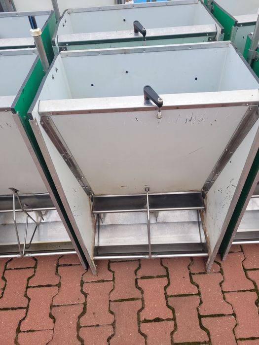 Paśnik do Tucznika 2-komorowy na sucho Automat Paszowy Karmnik