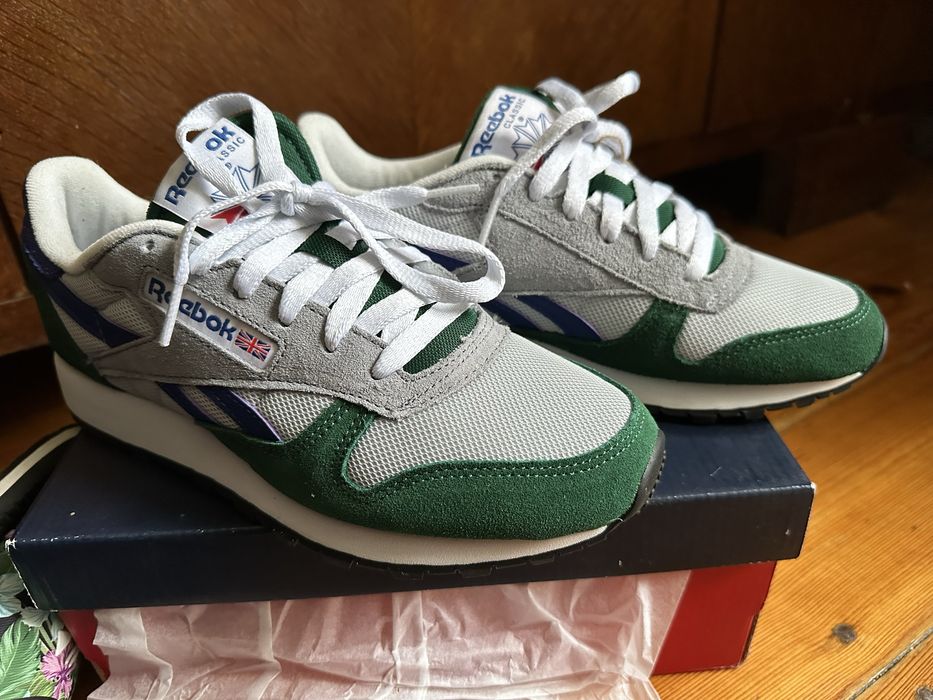 Reebok Classic Leather zielone 37.5 nowe