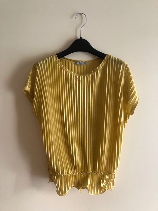 Blusa Zara plissada