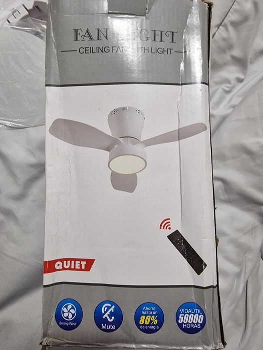 Ventoinha de teto led