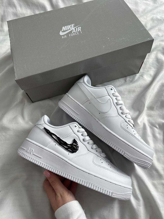 Кеди Nike Air Force 1 Low Molten Metal Black Swoosh | кроси Найк Форс