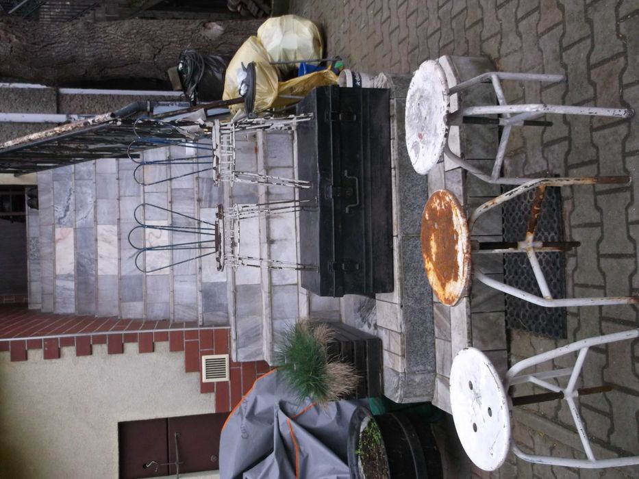 krzesełka druciaki z czasów prlu