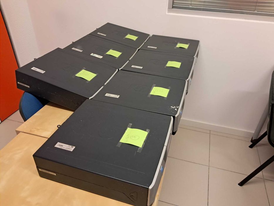 Vendo 7 Computadores  Hp CompaqDC7600, Monitores para Peças e Teclados