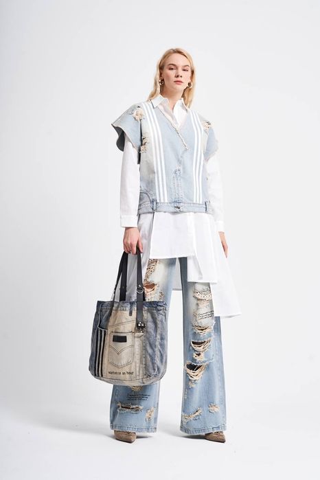 Dżinsowa Torebka Tw3