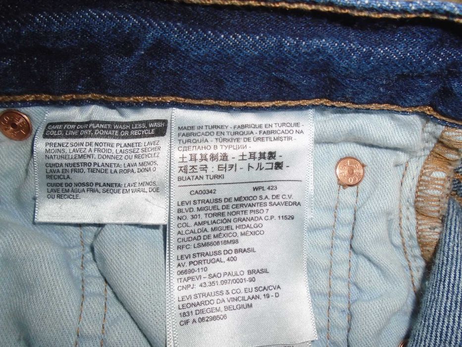 Джинсы Levis 501 USA W32 L34
