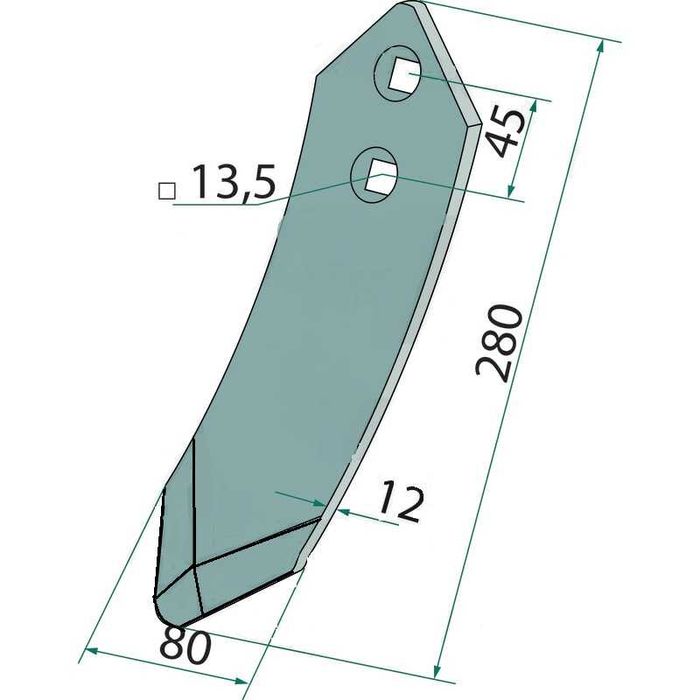 Dziób redlicy KUHN - Cultimer