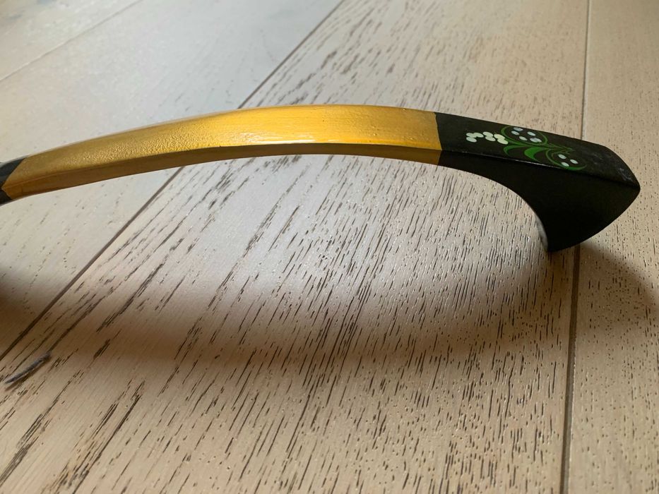 Раритетна ложка (черпак) нова, дерев'яна, розписна, декоративна.