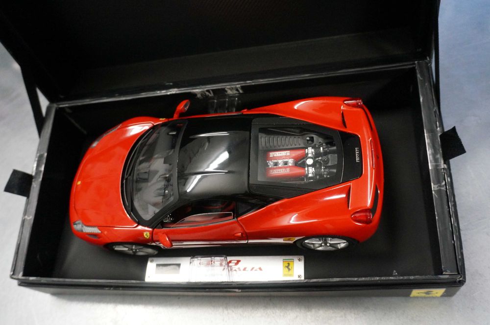 Ferrari 458 Italia Hot Wheels Super Elite 1:18 Bielsko-Biała