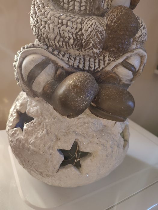 Duża figurka lampion 46 cm + lampki druciki.