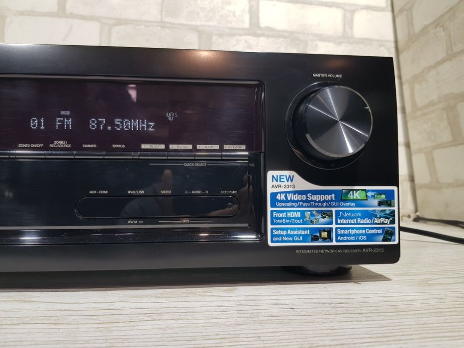 7.2 AV ресивер DENON AVR 2313, *7x135 Вт, HDMI,USB,4K, б/у з Німеччини