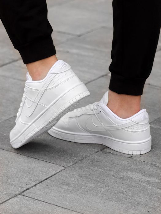 Чоловічі демісезонні кросівки , кроссовки, Nike Dunk, білі кросівкі