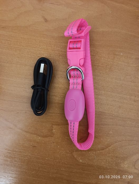 Світний LED-нашийник для собак