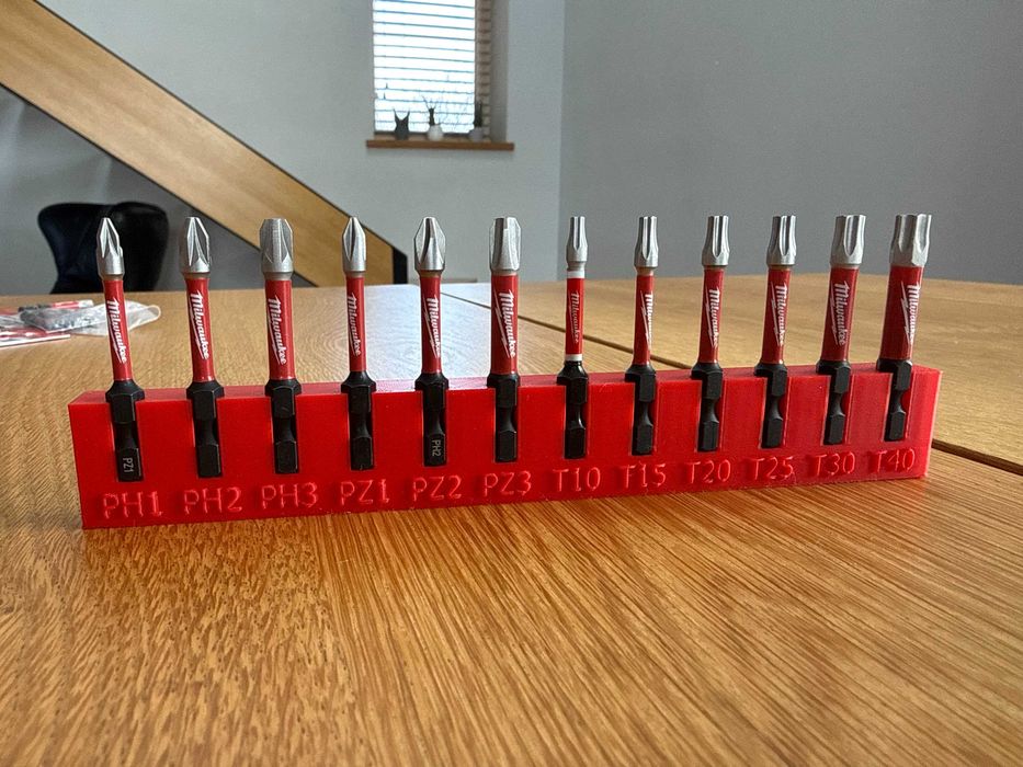 Zestaw bity Milwaukee 50mm PZ PH TORX uchwyt do ściany