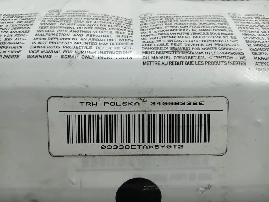 Airbag Passageiro BMW Série 3 Coupe E93 Ref 39913824703V Original