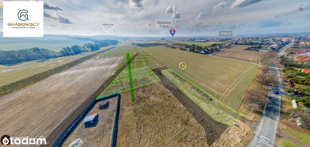 Działki Pod Trzebnicą | Uzbrojona | Mpzp