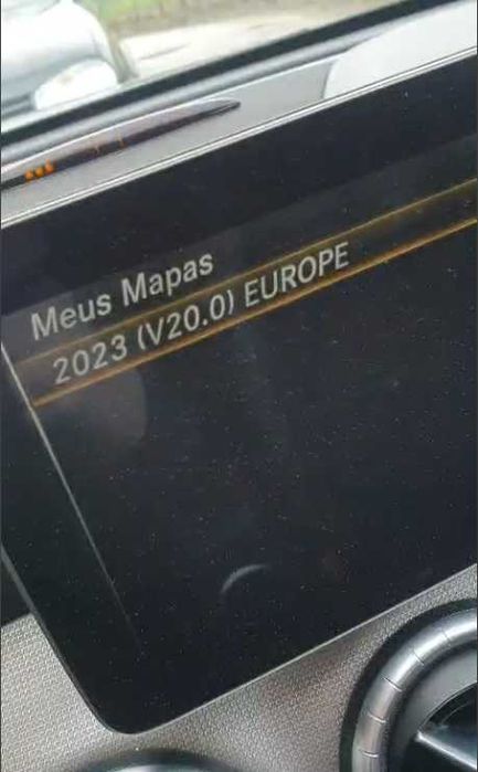 Mercedes  cartao GPS V20 - 2024 Class-A , CLA , GLA  + radares