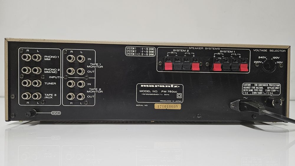 Wzmacniacz MARANTZ PM 750 DC z korektorem