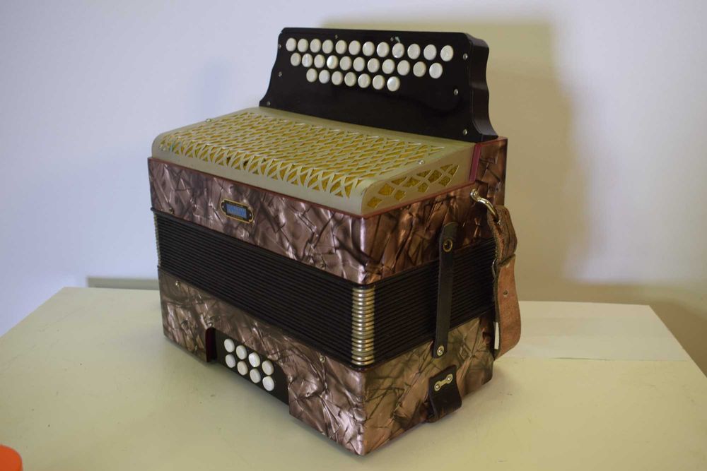 Concertina Hohner 2 Voz Tonalidade LA   3