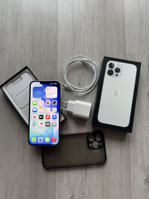 iPhone 13 Pro Max 128gb Neverlock, ідеал, повний комплект
