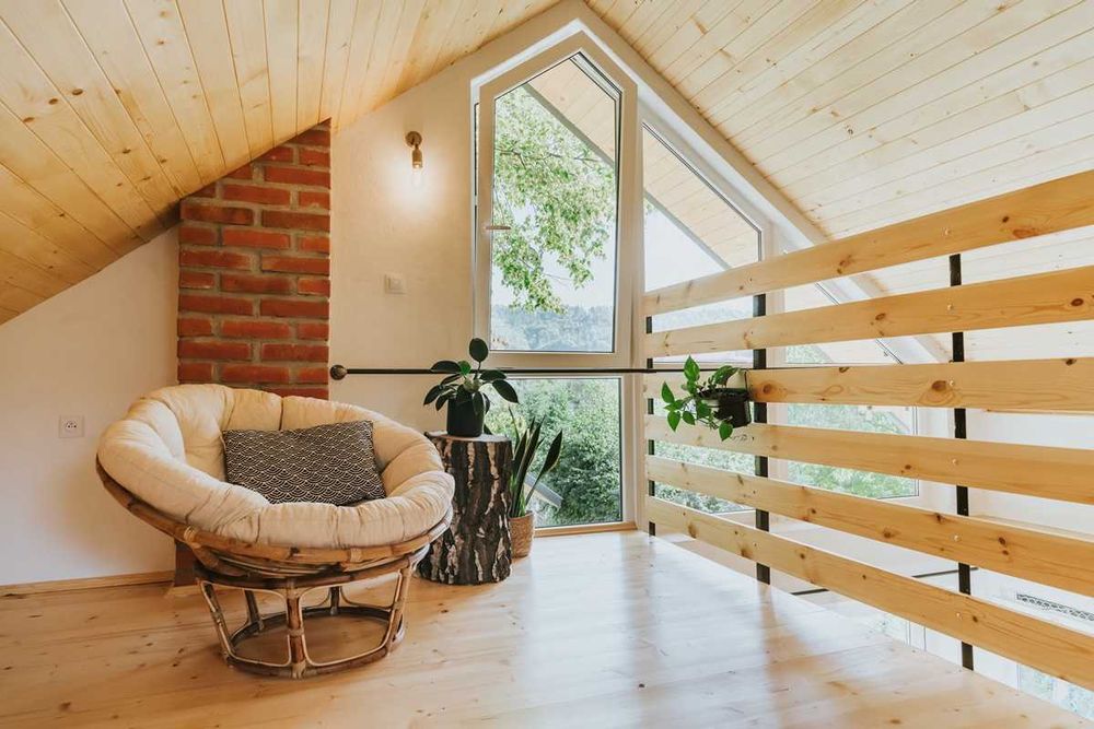 Domek 50m2 Ustrzyki Dolne z kominkiem Bieszczady Solina