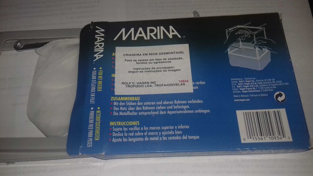 Maternidade/criadeira de peixes