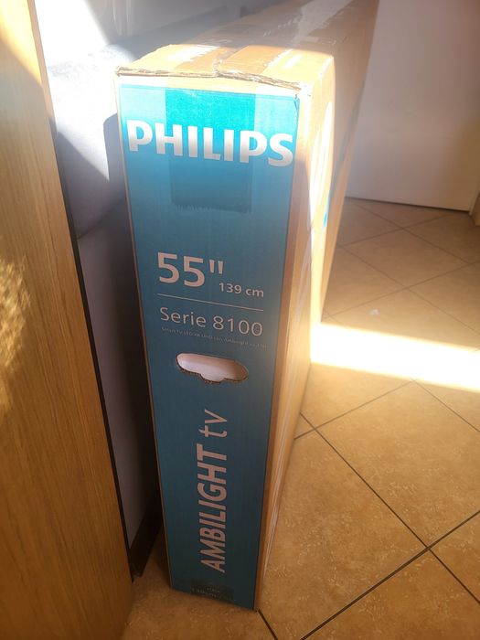 Nowy telewizor 4k PHILIPS AMBILIGHT z Netflix, Youtube itp 55 cali UHD LED