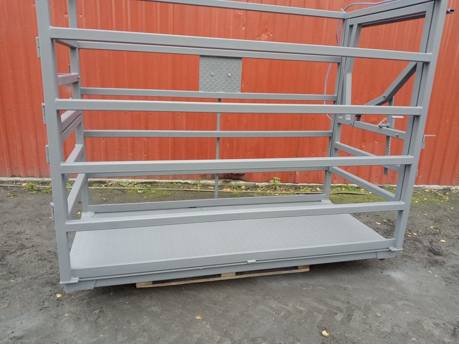 Poskrom z waga do bydła koni waga inwentarzowa