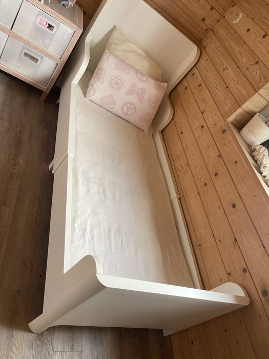 Cama criança extensivel com colchao BUSUNGE