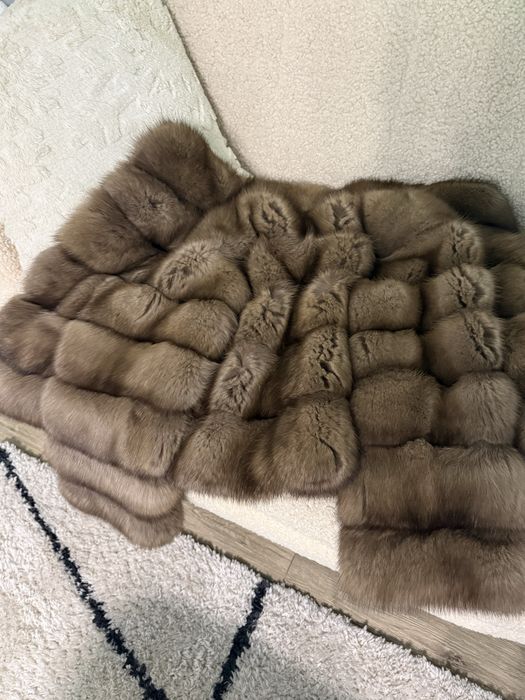 Бомбер, шуба, автоледи соболь баргузин Manzari