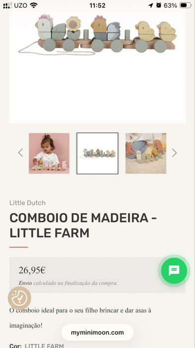 Comboio Madeira Little Dutch