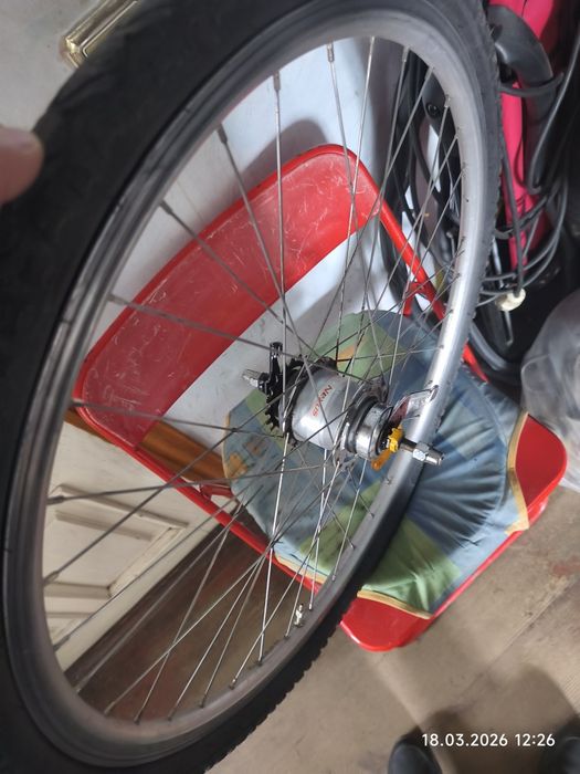 Колеса на планетарній втулці на 7 швидкостей