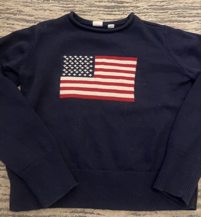 Gap sweterek z flaga Usa , rozmiar 10 lat