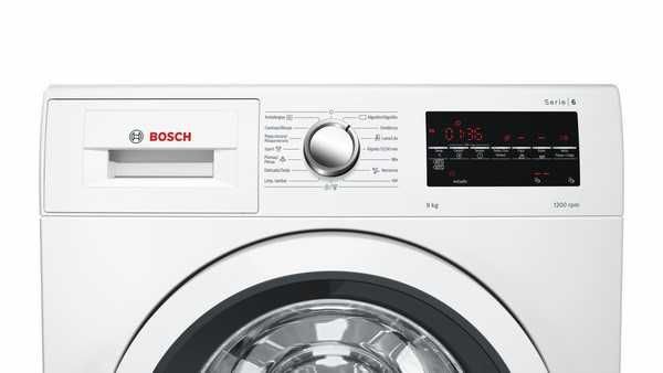 Máquina de Lavar Roupa Bosch 9kg - Como Nova