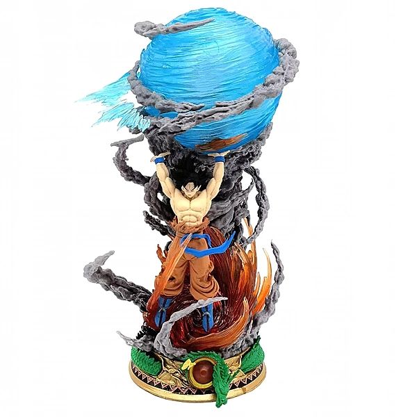 Figurka LED 3D Dragon Ball - Son Goku Anime 25cm Dekoracja Świecąca Br