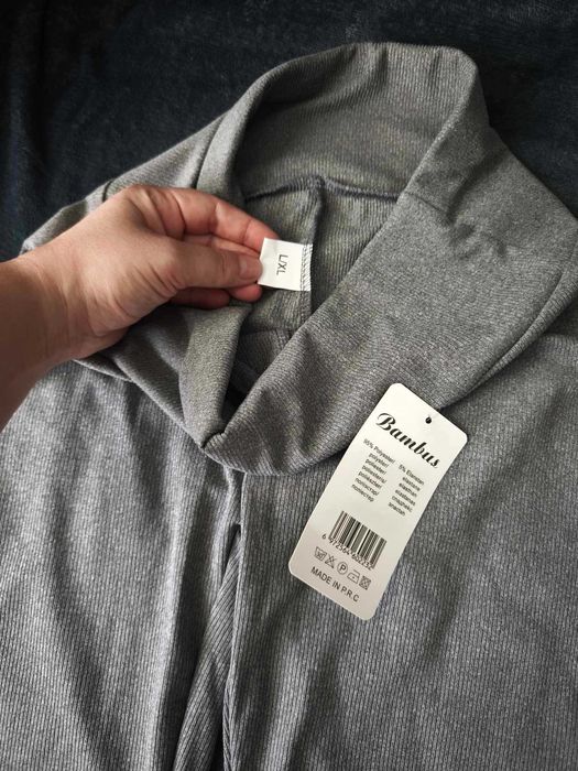 Kolarki Prążek L/XL Szare Nowe