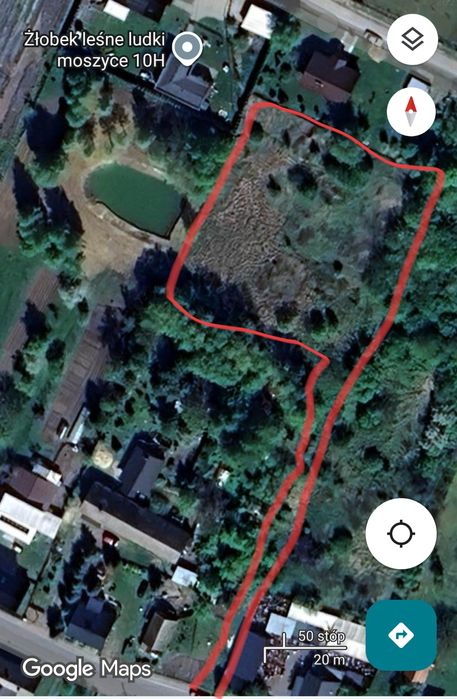 Działka  29,81 arów Moszyce Twardogóra