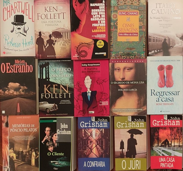 Lote de 15 romances (preço de cada)