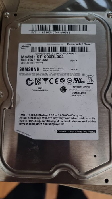 3x Hdds de 1Tb..64739778351874120